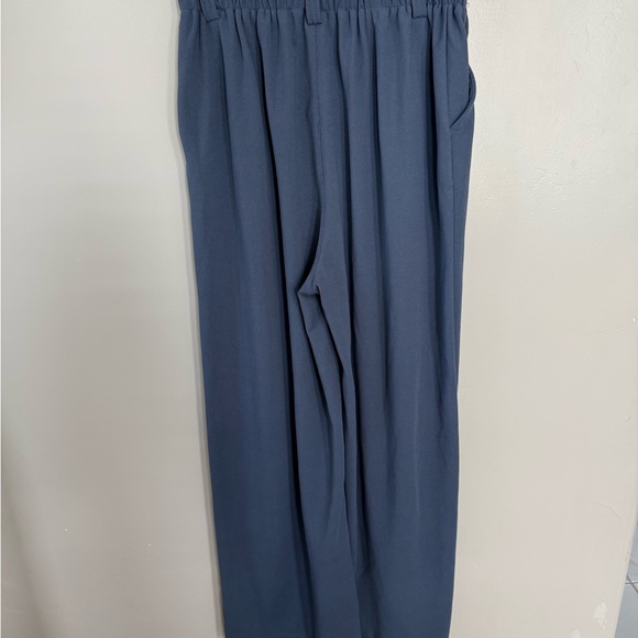 HALARA Women's Wide Leg Navy Pants - Picture 2 of 3